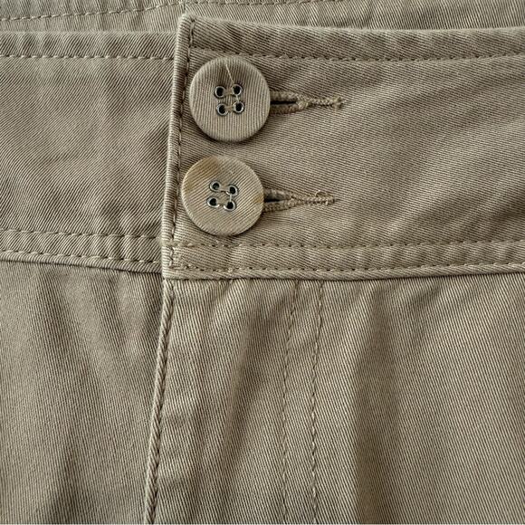 Venezia Khaki Stretch Cotton Pants Size 24 Average - Picture 4 of 4